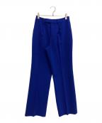 VERMEIL par ienaヴェルメイユ パー イエナ）の古着「ダブルクロス ストレッチパンツ」｜ブルー