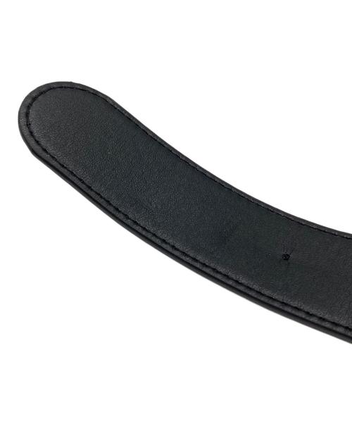 STELLA McCARTNEY（ステラマッカートニー）STELLA McCARTNEY (ステラマッカートニー) ロゴプレートバックルベルト ブラック サイズ:80の古着・服飾アイテム