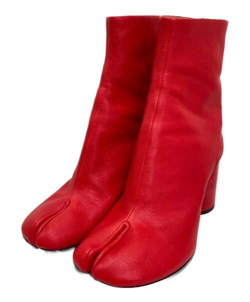 Maison Margiela（メゾンマルジェラ）Maison Margiela (メゾンマルジェラ) 足袋ブーツ レッド サイズ:36の古着・服飾アイテム