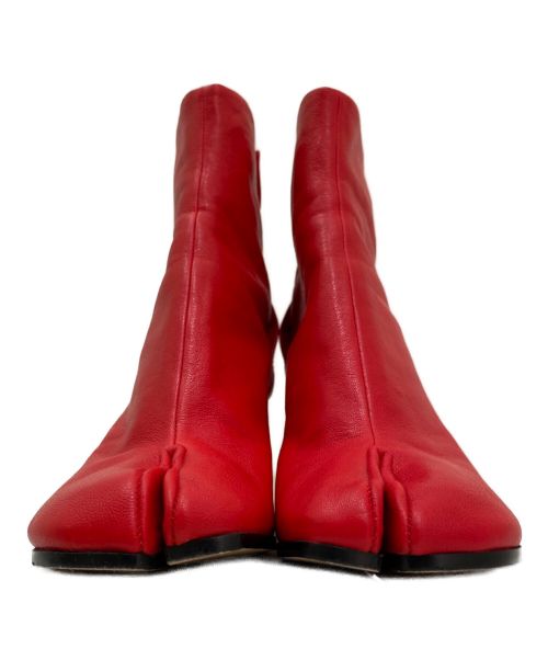 Maison Margiela（メゾンマルジェラ）Maison Margiela (メゾンマルジェラ) 足袋ブーツ レッド サイズ:36の古着・服飾アイテム