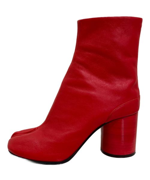 Maison Margiela（メゾンマルジェラ）Maison Margiela (メゾンマルジェラ) 足袋ブーツ レッド サイズ:36の古着・服飾アイテム