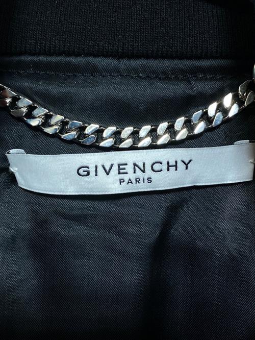 GIVENCHY（ジバンシィ）GIVENCHY (ジバンシィ) ボンバージャケット ブラック サイズ:48の古着・服飾アイテム