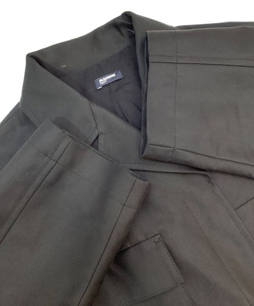 JIL SANDER NAVY（ジルサンダー ネイビー）JIL SANDER NAVY (ジルサンダー ネイビー) ロングコート ブラック サイズ:36の古着・服飾アイテム