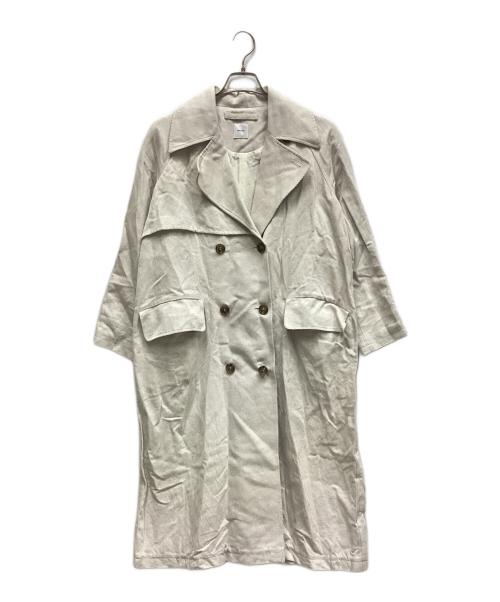 Spick and Span（スピック＆スパン）Spick and Span (スピック＆スパン) リネン混トレンチコート ベージュ サイズ:Sの古着・服飾アイテム