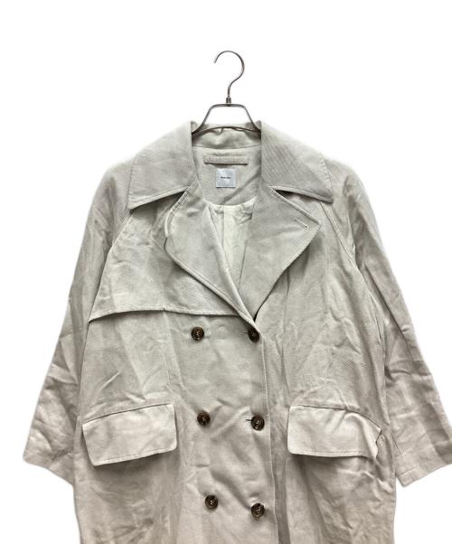 Spick and Span（スピック＆スパン）Spick and Span (スピック＆スパン) リネン混トレンチコート ベージュ サイズ:Sの古着・服飾アイテム