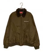 SUPREMEシュプリーム）の古着「INDEPENDENT FUR BOMBER JACKET」｜カーキ
