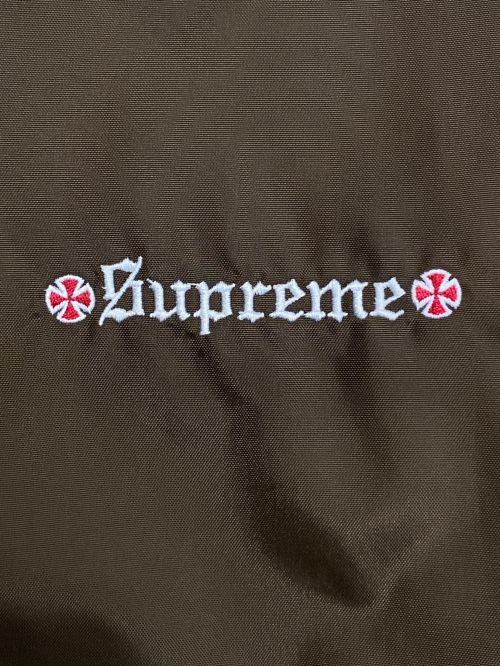 SUPREME（シュプリーム）SUPREME (シュプリーム) INDEPENDENT FUR BOMBER JACKET カーキ サイズ:Lの古着・服飾アイテム