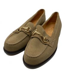 DIEGO BELLINI（ディエゴベリーニ）の古着「スウェードビットローファー」｜ベージュ