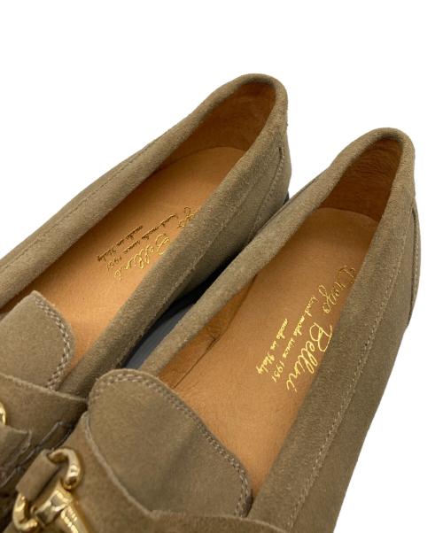 DIEGO BELLINI（ディエゴベリーニ）DIEGO BELLINI (ディエゴベリーニ) スウェードビットローファー ベージュ サイズ:39の古着・服飾アイテム