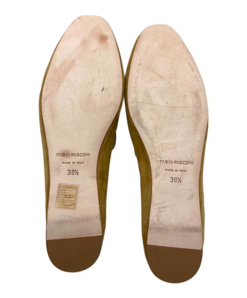FABIO RUSCONI（ファビオルスコーニ）FABIO RUSCONI (ファビオルスコーニ) スウェードローファー キャメル サイズ:38 1/2の古着・服飾アイテム