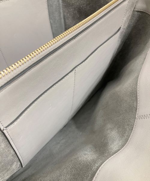 CELINE（セリーヌ）CELINE (セリーヌ) トリフォルド ミディアム ベージュの古着・服飾アイテム