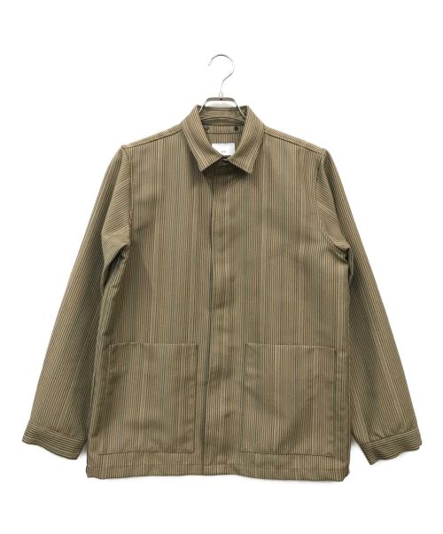 ATHA（アタ）ATHA (アタ) ストライプブルゾン ブラウン サイズ:Fの古着・服飾アイテム