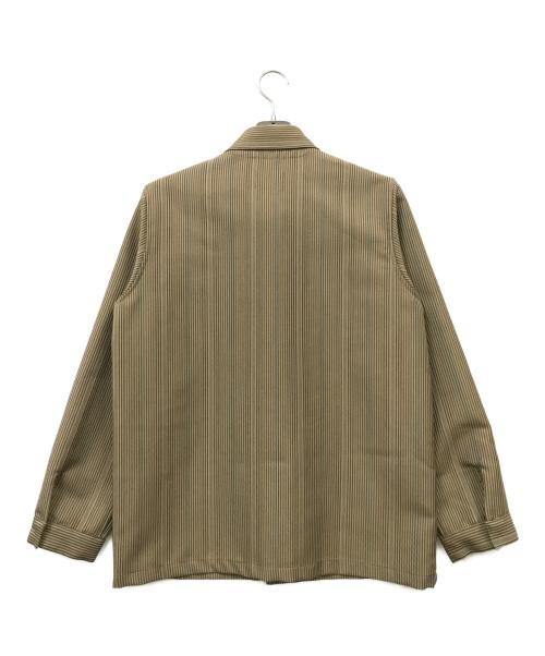 ATHA（アタ）ATHA (アタ) ストライプブルゾン ブラウン サイズ:Fの古着・服飾アイテム