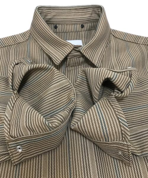 ATHA（アタ）ATHA (アタ) ストライプブルゾン ブラウン サイズ:Fの古着・服飾アイテム