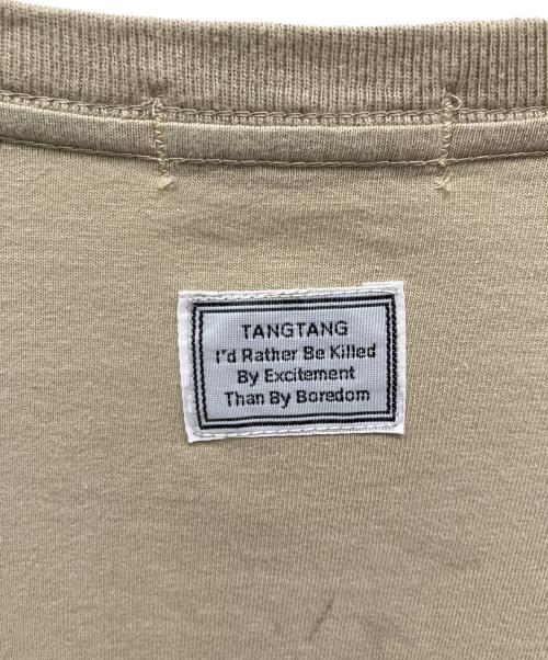 YSTRDY'S TMRRW（イエスタデイズトゥモロウ）YSTRDY'S TMRRW (イエスタデイズトゥモロウ) BAGGY TEE カーキ サイズ:Mの古着・服飾アイテム