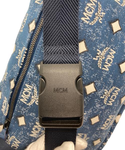 MCM（エムシーエム）MCM (エムシーエム) FURSTEN BELT BAG ブルーの古着・服飾アイテム