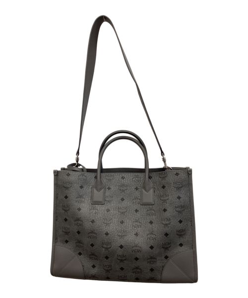 MCM（エムシーエム）MCM (エムシーエム) Large Munchen Tote グレーの古着・服飾アイテム