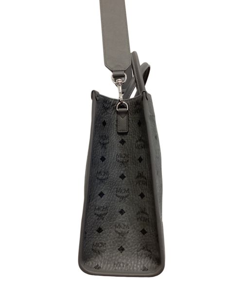MCM（エムシーエム）MCM (エムシーエム) Large Munchen Tote グレーの古着・服飾アイテム