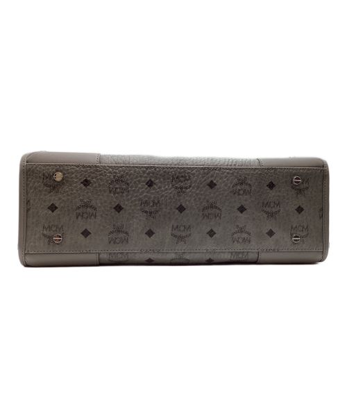 MCM（エムシーエム）MCM (エムシーエム) Large Munchen Tote グレーの古着・服飾アイテム