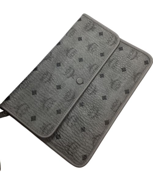 MCM（エムシーエム）MCM (エムシーエム) Large Munchen Tote グレーの古着・服飾アイテム