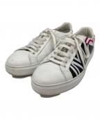 MCMエムシーエム）の古着「OVERSIZED LOGO LOW」｜ホワイト