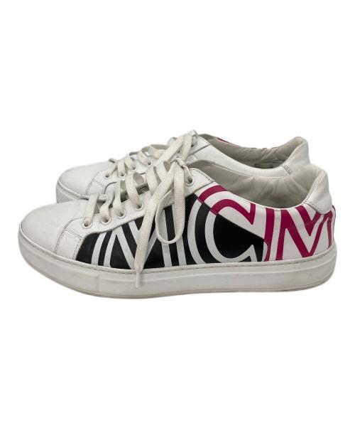 MCM（エムシーエム）MCM (エムシーエム) OVERSIZED LOGO LOW ホワイト サイズ:42の古着・服飾アイテム