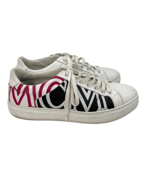 MCM（エムシーエム）MCM (エムシーエム) OVERSIZED LOGO LOW ホワイト サイズ:42の古着・服飾アイテム