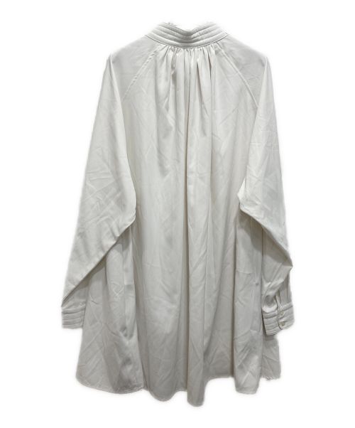 willfully（ウィルフリー）willfully (ウィルフリー) ステッチディテールカラーテントシャツワンピース ホワイト サイズ:FREEの古着・服飾アイテム