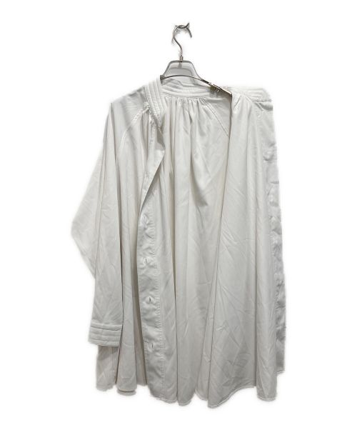 willfully（ウィルフリー）willfully (ウィルフリー) ステッチディテールカラーテントシャツワンピース ホワイト サイズ:FREEの古着・服飾アイテム