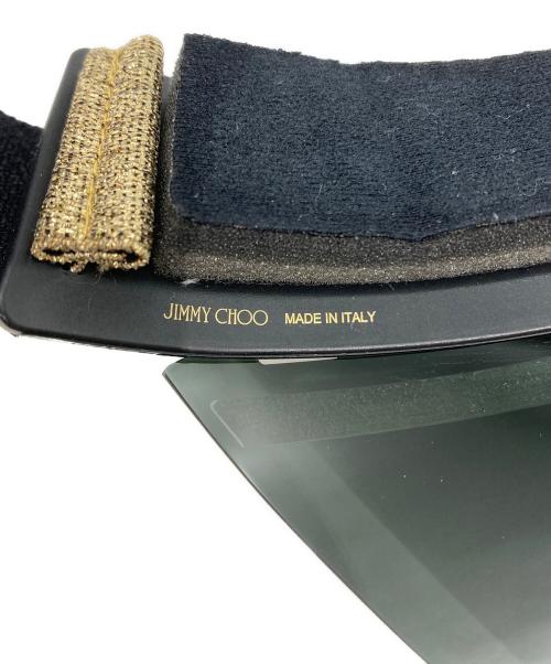 JIMMY CHOO（ジミーチュウ）JIMMY CHOO (ジミーチュウ) サンバイザー ブラックの古着・服飾アイテム