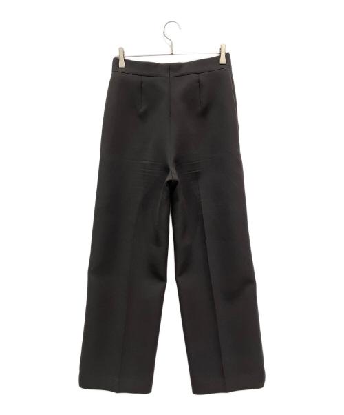 edition（エディション）edition (エディション) MATELASSE WIDE SLACKS グレー サイズ:36の古着・服飾アイテム