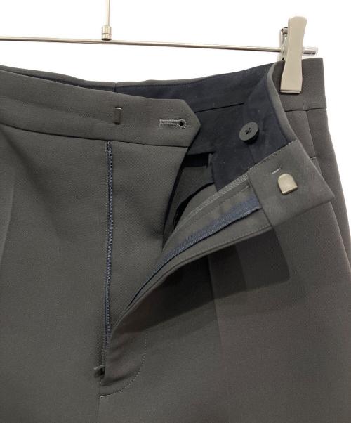 edition（エディション）edition (エディション) MATELASSE WIDE SLACKS グレー サイズ:36の古着・服飾アイテム