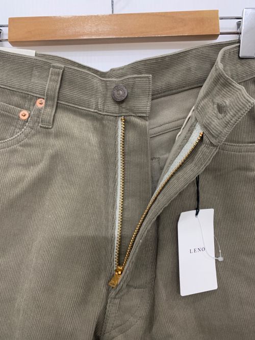 leno（リノ）leno (リノ) LUCY CORDUROY PANTS オリーブ サイズ:01の古着・服飾アイテム