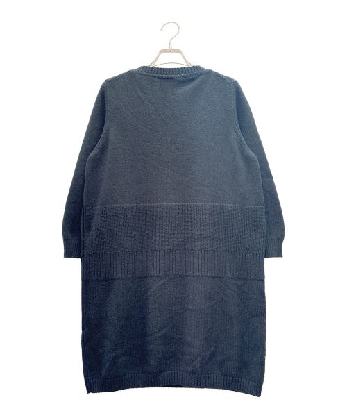 HERMES（エルメス）HERMES (エルメス) アールデコボタン カシミヤ ニットワンピース ブラック サイズ:36の古着・服飾アイテム