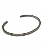 Suman Dhakhwaスーマンダックワ）の古着「Carved Narrow Cuff Silver」
