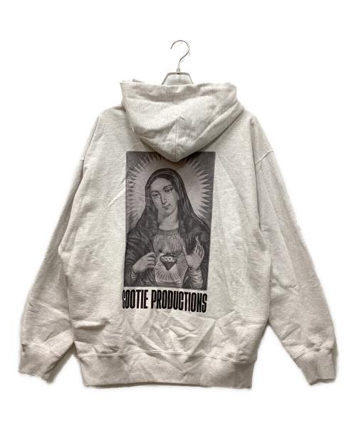 COOTIE PRODUCTIONS（クーティープロダクツ）COOTIE PRODUCTIONS (クーティープロダクツ) Print Sweat Hoodie/プリントスウェットフーディ ホワイト サイズ:Mの古着・服飾アイテム
