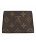 LOUIS VUITTON (ルイ ヴィトン) カードケース ブラウン：8000円