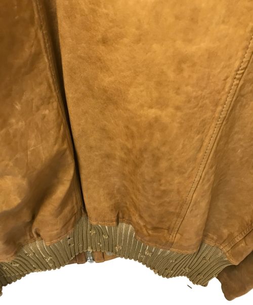 DIESEL（ディーゼル）DIESEL (ディーゼル) ラムレザージャケット ブラウン サイズ:Mの古着・服飾アイテム