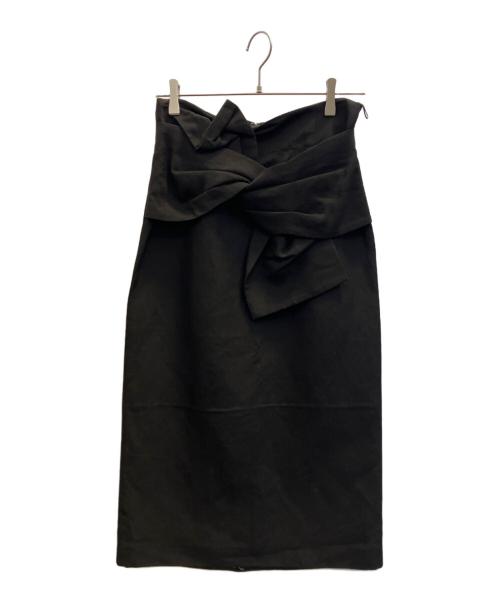 ADORE（アドーア）ADORE (アドーア) ボンディング麻タイトスカート ブラック サイズ:36の古着・服飾アイテム