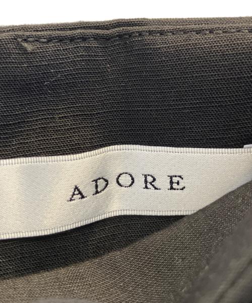 ADORE（アドーア）ADORE (アドーア) ボンディング麻タイトスカート ブラック サイズ:36の古着・服飾アイテム