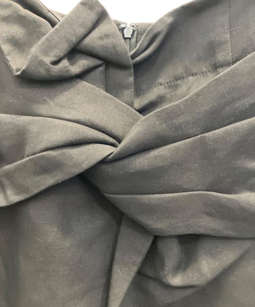 ADORE（アドーア）ADORE (アドーア) ボンディング麻タイトスカート ブラック サイズ:36の古着・服飾アイテム