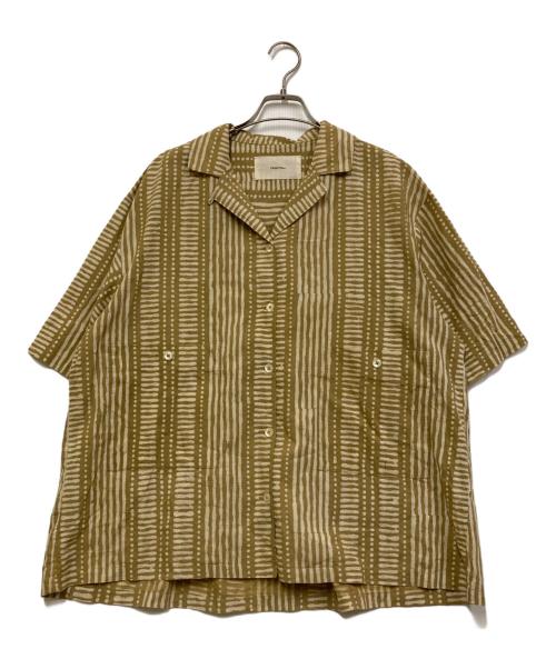 TODAYFUL（トゥデイフル）TODAYFUL (トゥデイフル) パターンボーイフレンドシャツ ベージュ サイズ:FREEの古着・服飾アイテム