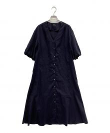 journal standard L'essage（ジャーナルスタンダード レサージュ）の古着「CANGIOLIタイプライターワンピース」｜ネイビー