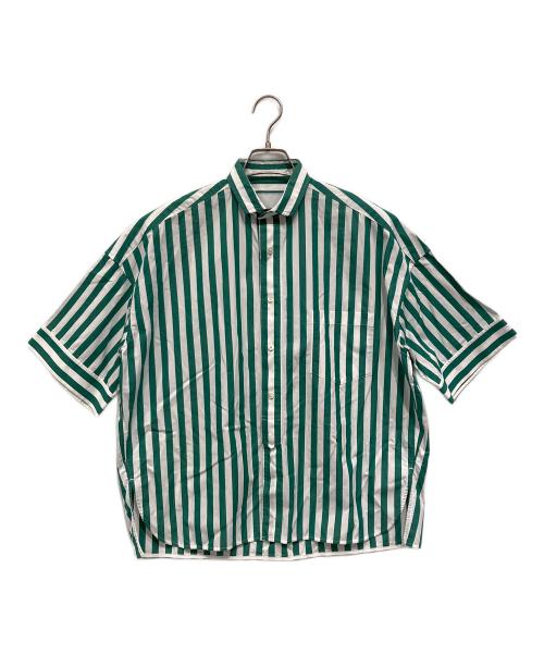 ticca（ティッカ）ticca (ティッカ) スクエアビッグシャツ グリーン サイズ:FREEの古着・服飾アイテム