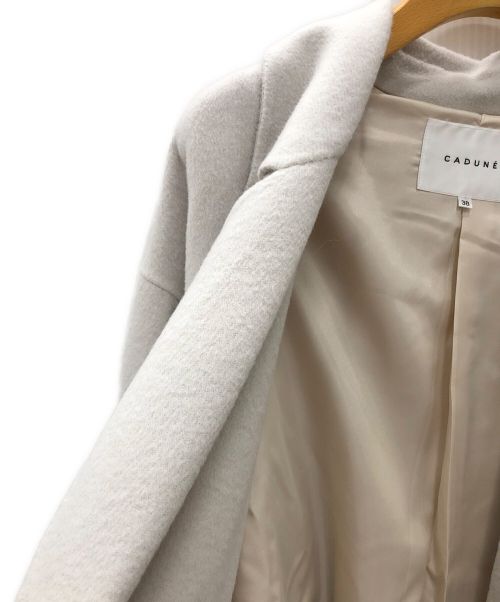 CADUNE（カデュネ）CADUNE (カデュネ) リバーコート ライトグレー サイズ:38の古着・服飾アイテム