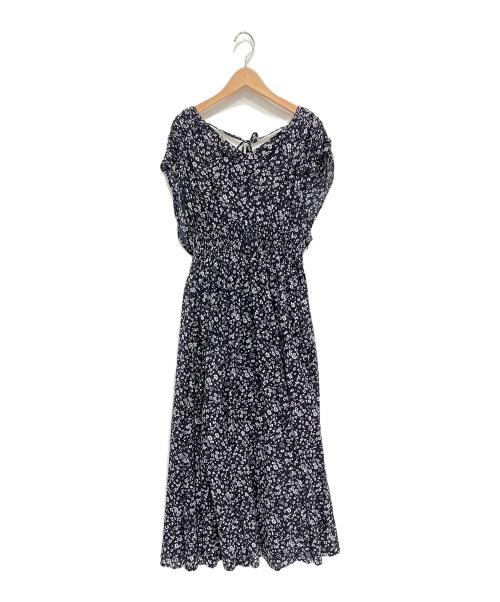 ARPEGE STORY（アルページュストーリー）ARPEGE STORY (アルページュストーリー) ウエストシャーリングワンピース ブラック サイズ:2の古着・服飾アイテム