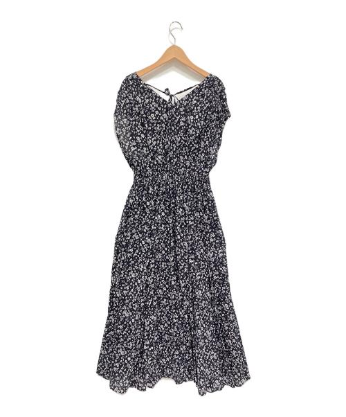 ARPEGE STORY（アルページュストーリー）ARPEGE STORY (アルページュストーリー) ウエストシャーリングワンピース ブラック サイズ:2の古着・服飾アイテム