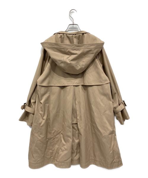 JUSGLITTY（ジャスグリッティー）JUSGLITTY (ジャスグリッティー) フードトレンチコート ベージュ サイズ:2の古着・服飾アイテム