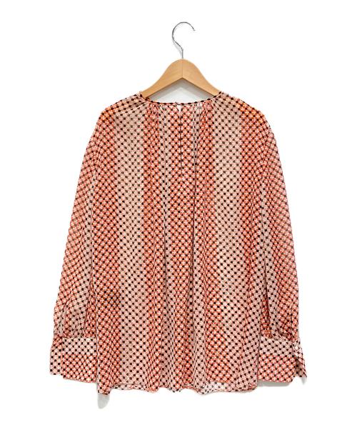 theory luxe（セオリーリュクス）theory luxe (セオリーリュクス) Spring Stripe Print Craya ピンク サイズ:40の古着・服飾アイテム