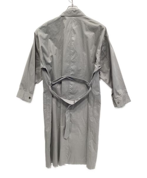 YLEVE（イレーヴ）YLEVE (イレーヴ) ハイカウントツイルコート グレー サイズ:2の古着・服飾アイテム